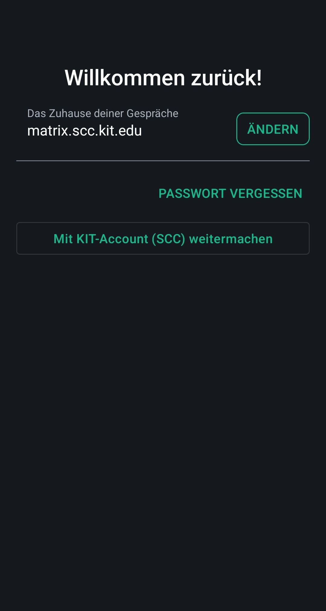 Weiterleitung zum KIT-Login